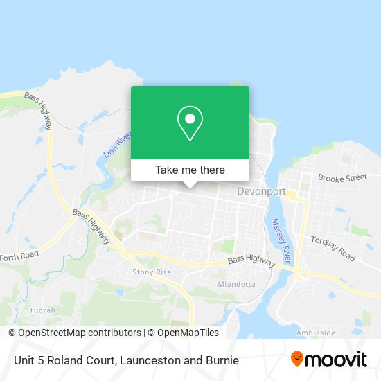 Unit 5 Roland Court map
