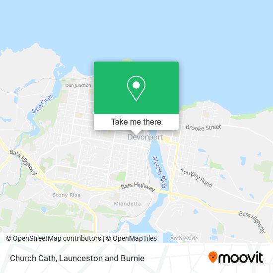 Church Cath map