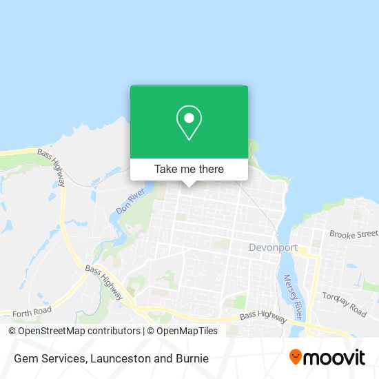 Gem Services map