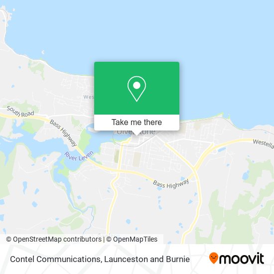 Contel Communications map