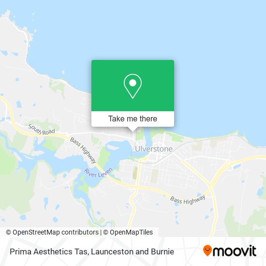 Prima Aesthetics Tas map