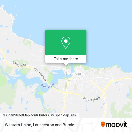 Western Union map