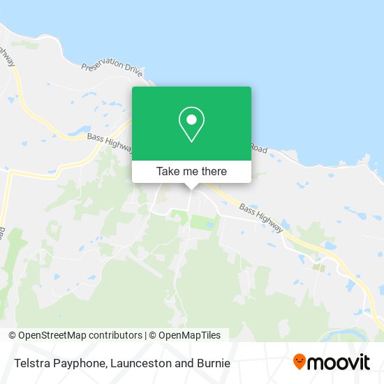 Telstra Payphone map