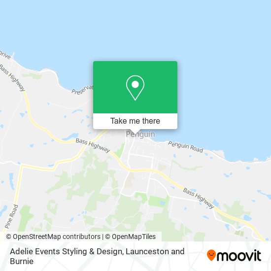 Adelie Events Styling & Design map