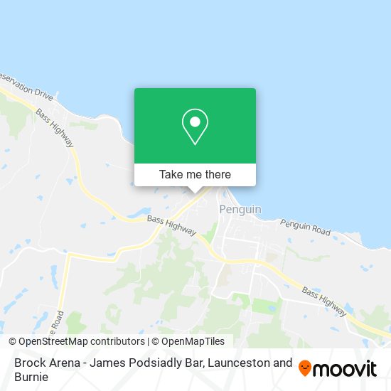Brock Arena - James Podsiadly Bar map
