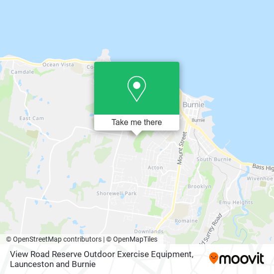 View Road Reserve Outdoor Exercise Equipment map