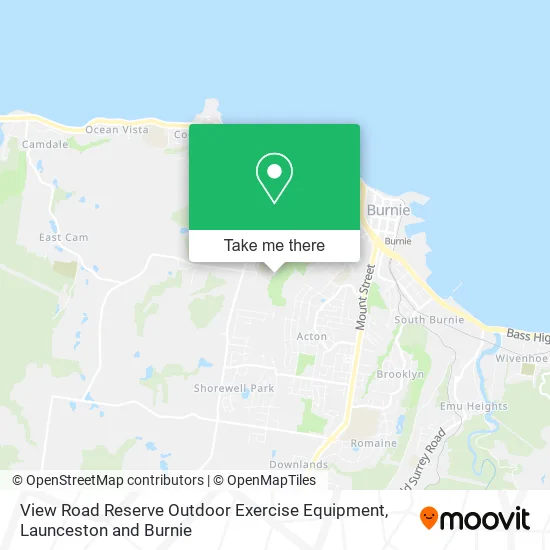 View Road Reserve Outdoor Exercise Equipment map
