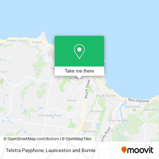Telstra Payphone map