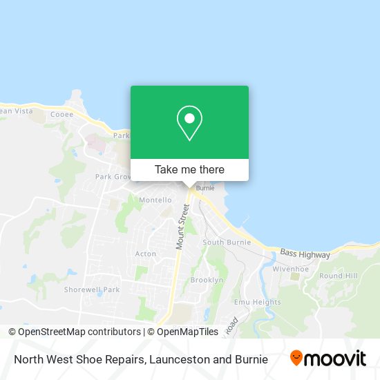 North West Shoe Repairs map