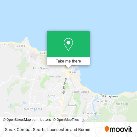 Smak Combat Sports map