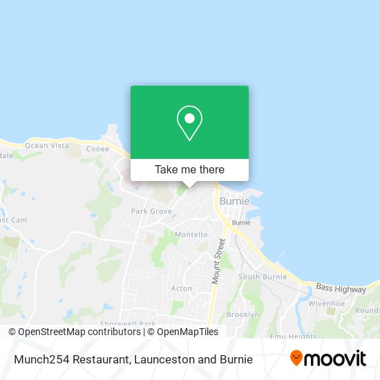 Munch254 Restaurant map