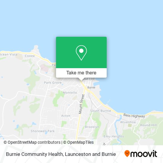 Burnie Community Health map