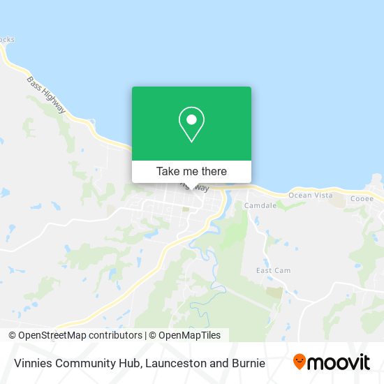 Vinnies Community Hub map
