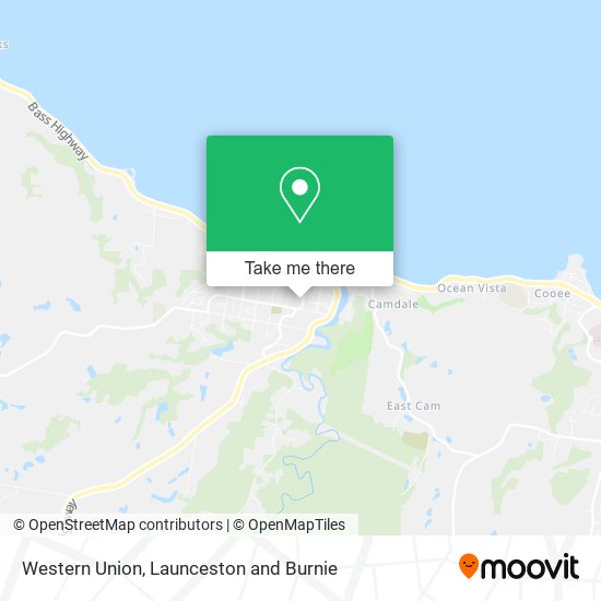 Western Union map