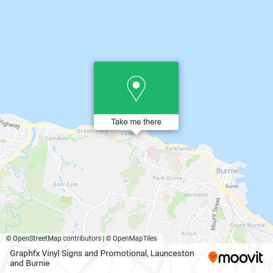 Graphfx Vinyl Signs and Promotional map