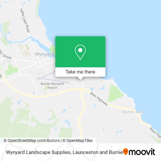 Wynyard Landscape Supplies map