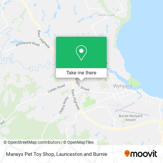 Maneys Pet Toy Shop map