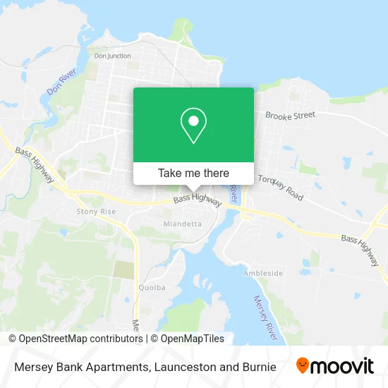 Mersey Bank Apartments map