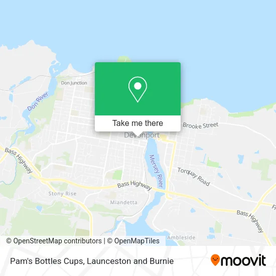 Pam's Bottles Cups map