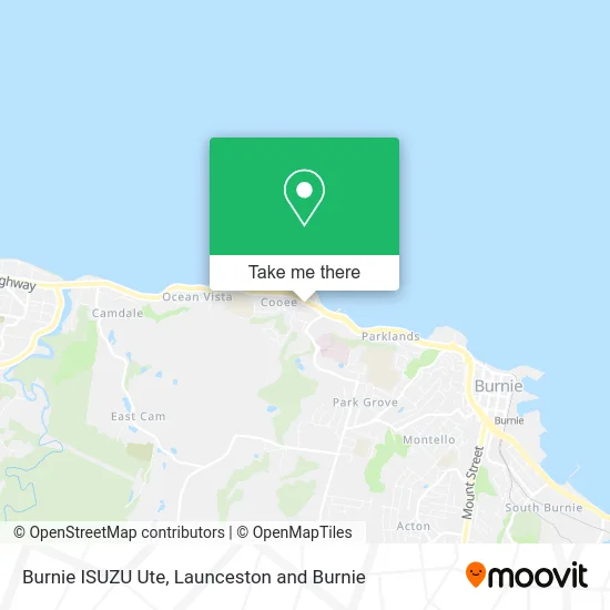 Mapa Burnie ISUZU Ute