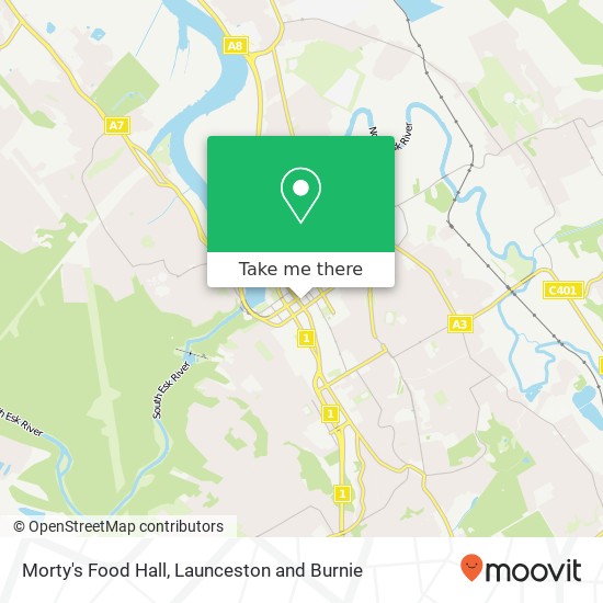 Morty's Food Hall map