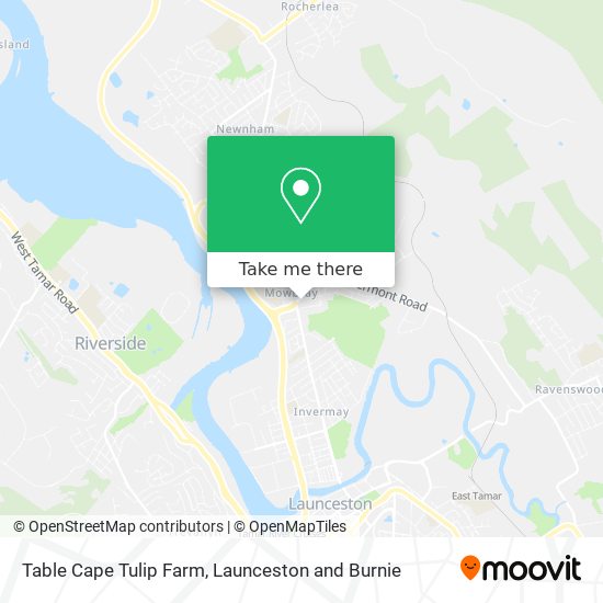 Table Cape Tulip Farm map