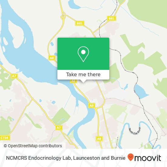 NCMCRS Endocrinology Lab map