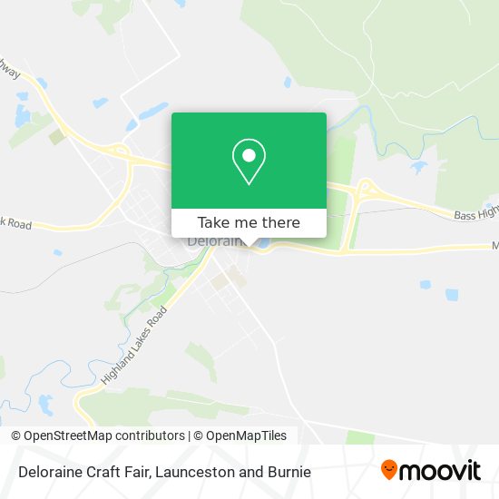 Deloraine Craft Fair map