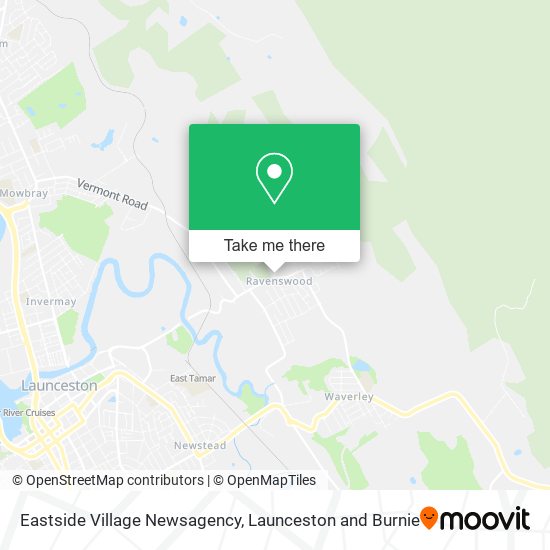 Eastside Village Newsagency map
