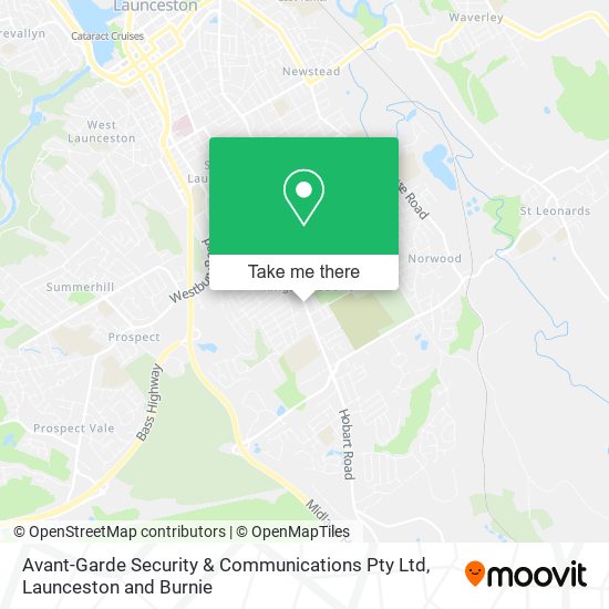 Avant-Garde Security & Communications Pty Ltd map