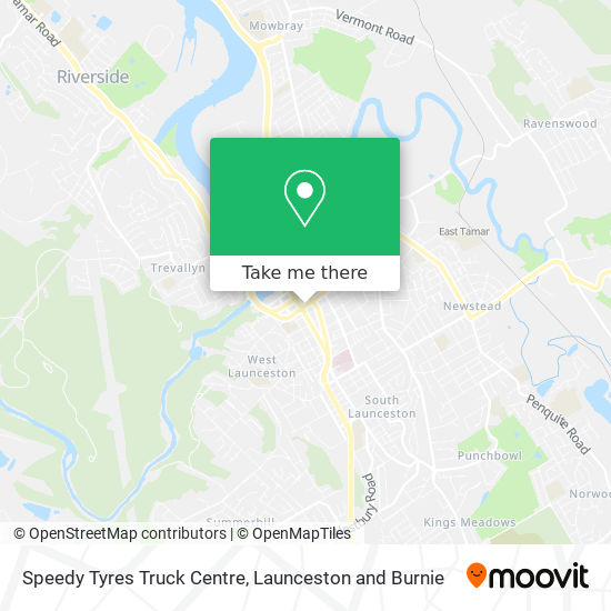 Speedy Tyres Truck Centre map