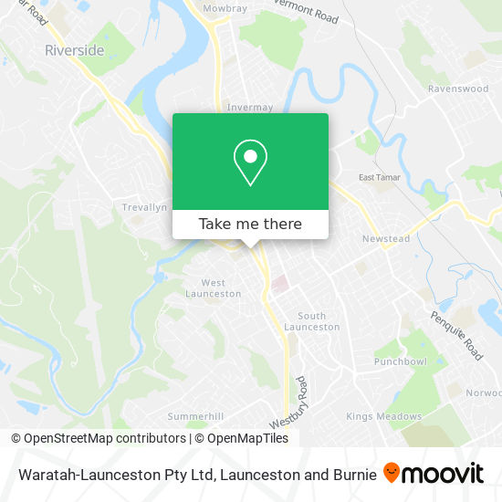 Waratah-Launceston Pty Ltd map