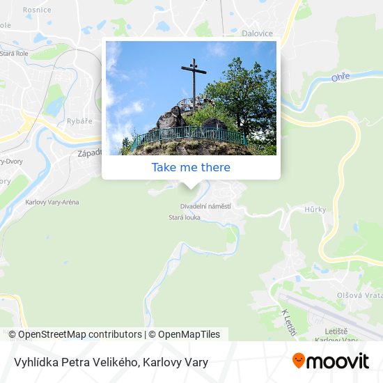 Vyhlídka Petra Velikého map