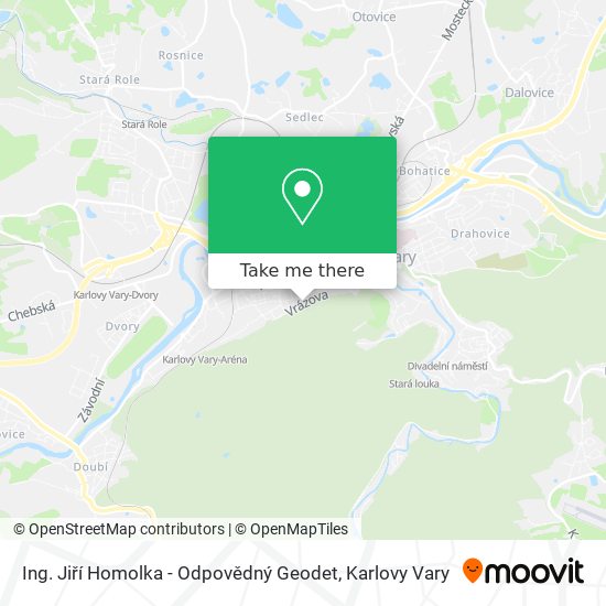 Ing. Jiří Homolka - Odpovědný Geodet map