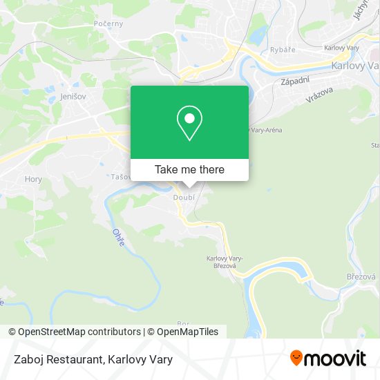 Zaboj Restaurant map