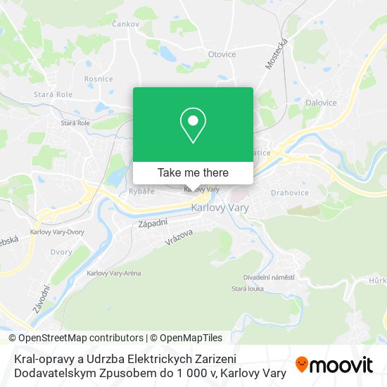 Kral-opravy a Udrzba Elektrickych Zarizeni Dodavatelskym Zpusobem do 1 000 v map