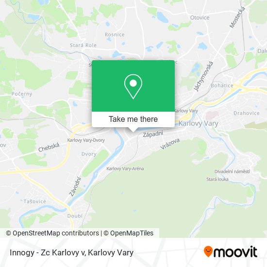 Innogy - Zc Karlovy v map