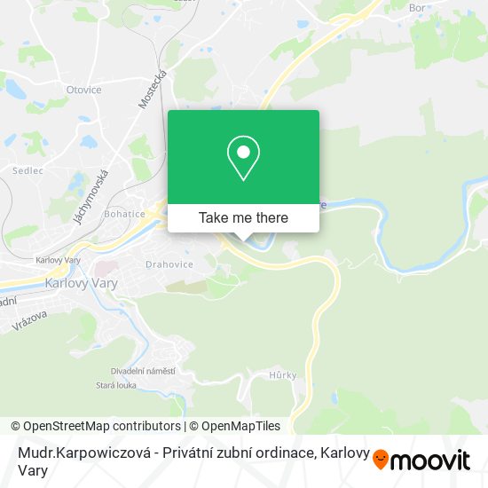 Mudr.Karpowiczová - Privátní zubní ordinace map