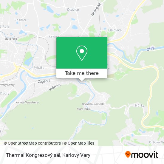 Thermal Kongresový sál map