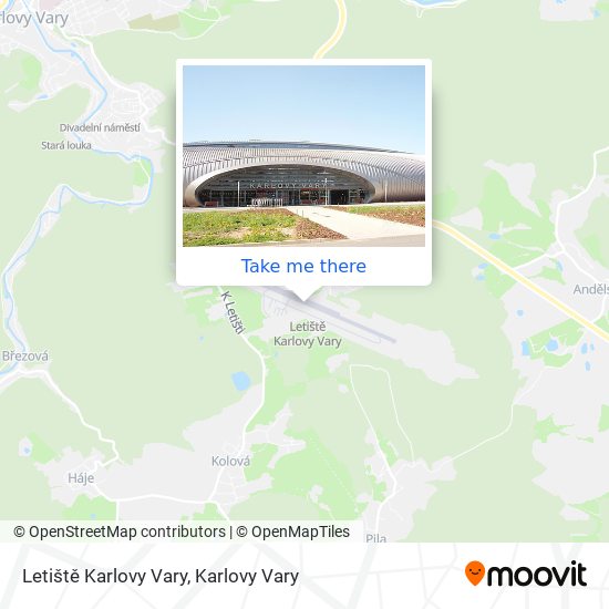 Letiště Karlovy Vary map