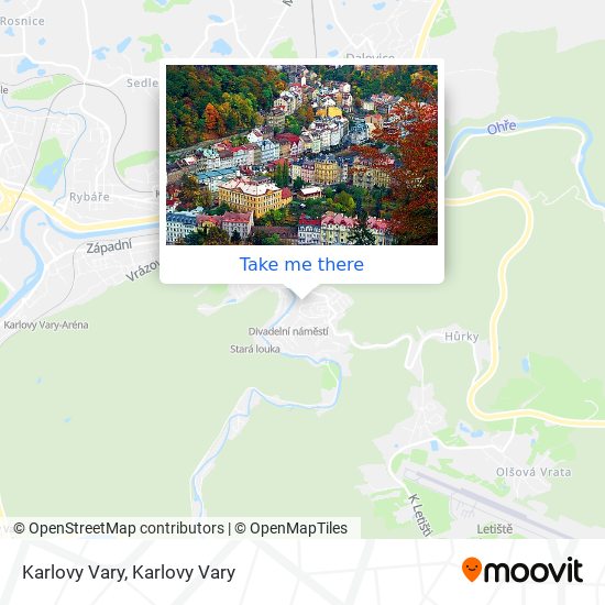 Karlovy Vary map