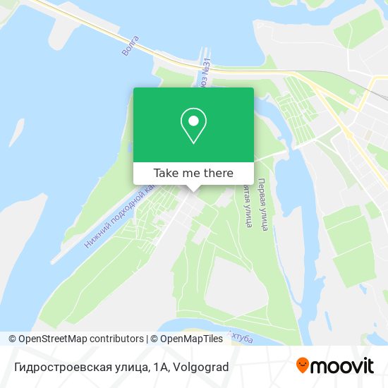 Гидростроевская улица, 1А map