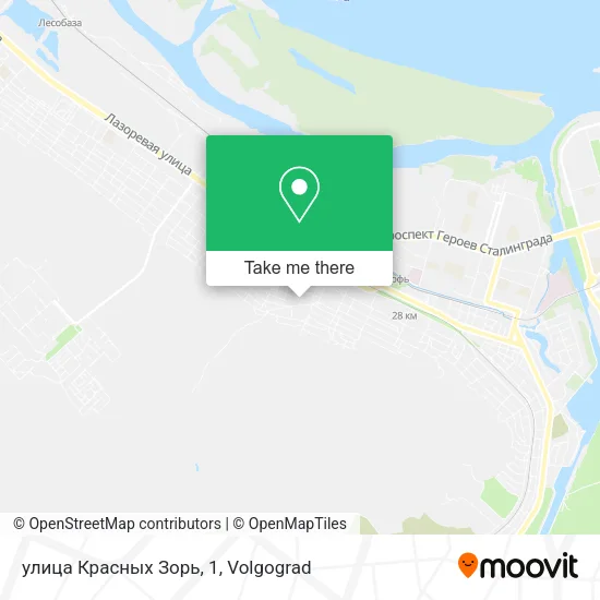 улица Красных Зорь, 1 map