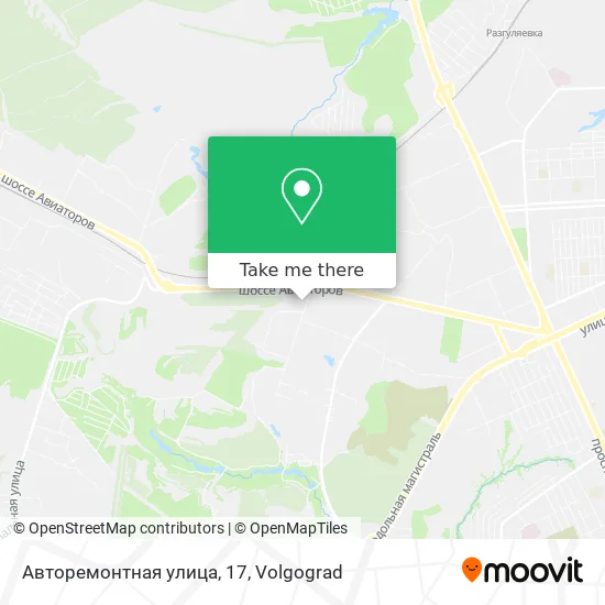 Авторемонтная улица, 17 map