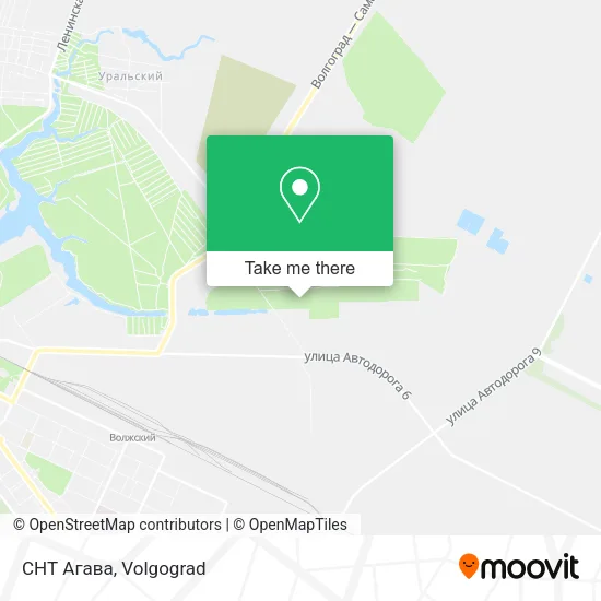 СНТ Агава map