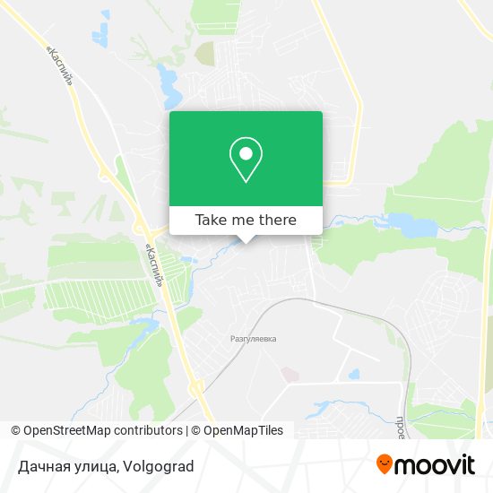Дачная улица map