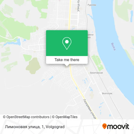 Лимоновая улица, 1 map