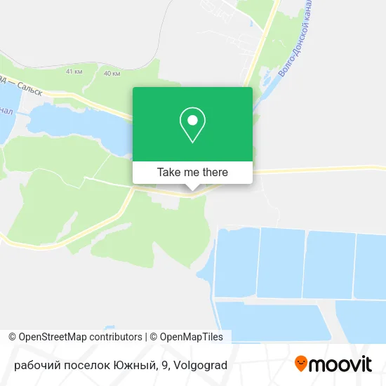 рабочий поселок Южный, 9 map