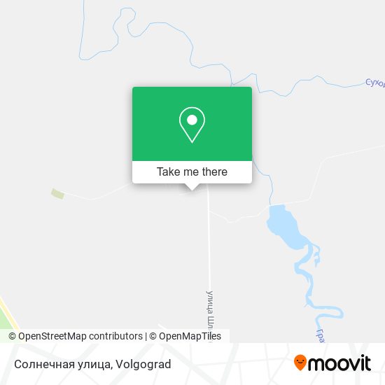 Солнечная улица map
