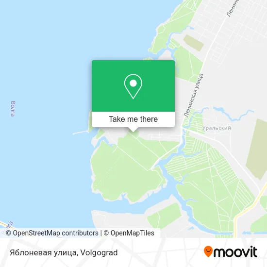Яблоневая улица map